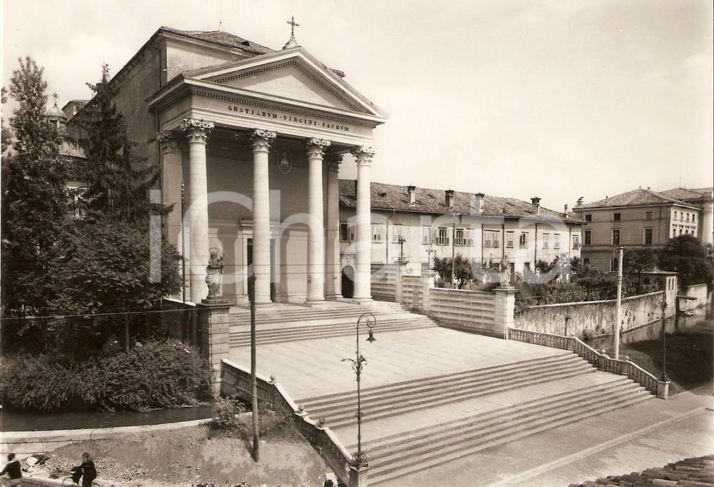 1955 ca UDINE Basilica Beata Vergine delle Grazie - Facciata *Cartolina FG NV