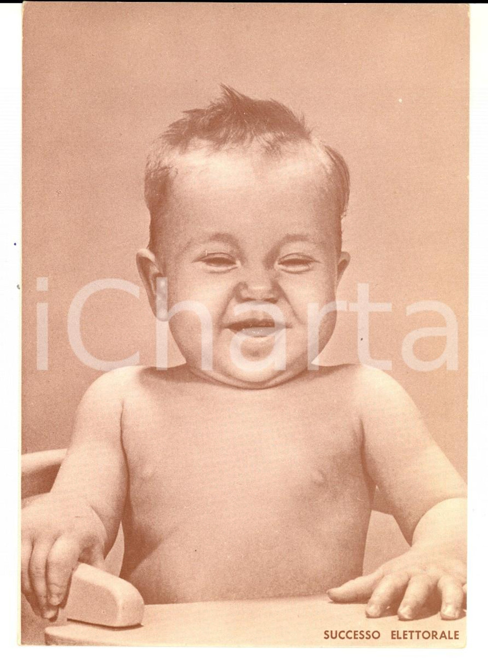 1960 ca MILANO Istituto LA CASA - BAMBINI Successo elettorale *Cartolina VINTAGE