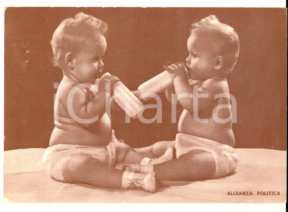 1960 ca MILANO Istituto LA CASA - BAMBINI Alleanza politica *Cartolina VINTAGE