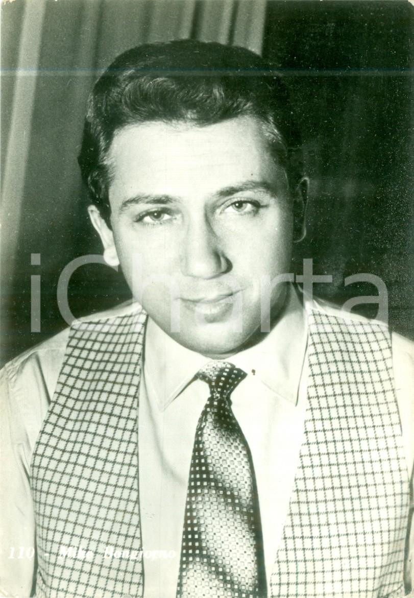Cartolina originale da collezione 1950 ca MILANO ? Mike BONGIORNO in gilet e cravatta Cartolina Fg NV 1
