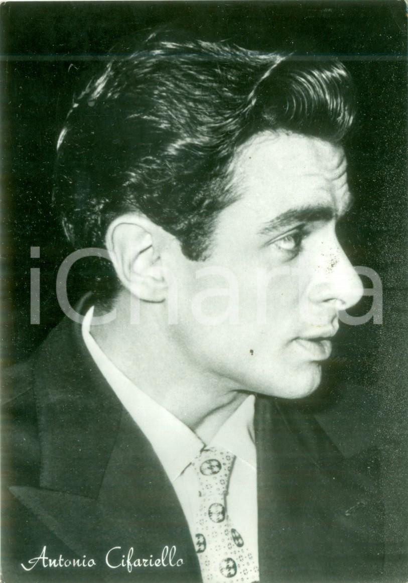 Cartolina originale da collezione 1960 ca CINEMA Attore Antonio CIFARIELLO in giacca e cravatta Cartolina FG NV 1