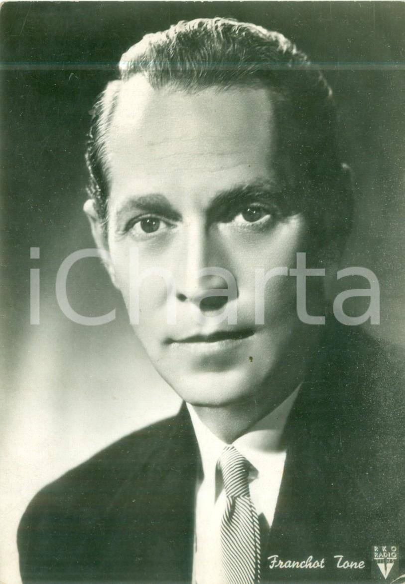 Cartolina originale da collezione 1945 ca CINEMA Attore Franchot TONE RKO Radio Films Cartolina FG NV 1