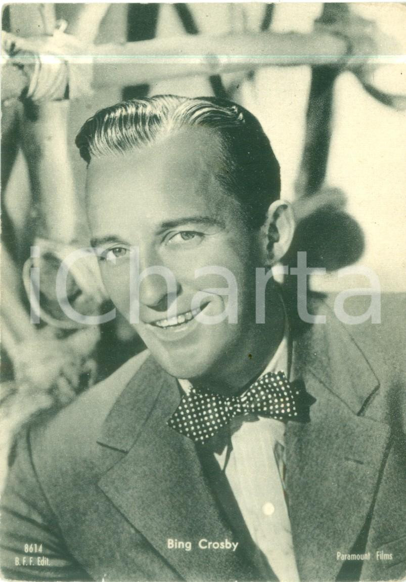 Cartolina originale da collezione 1945 ca CINEMA Cantante e attore Bing CROSBY Cartolina FG NV 1