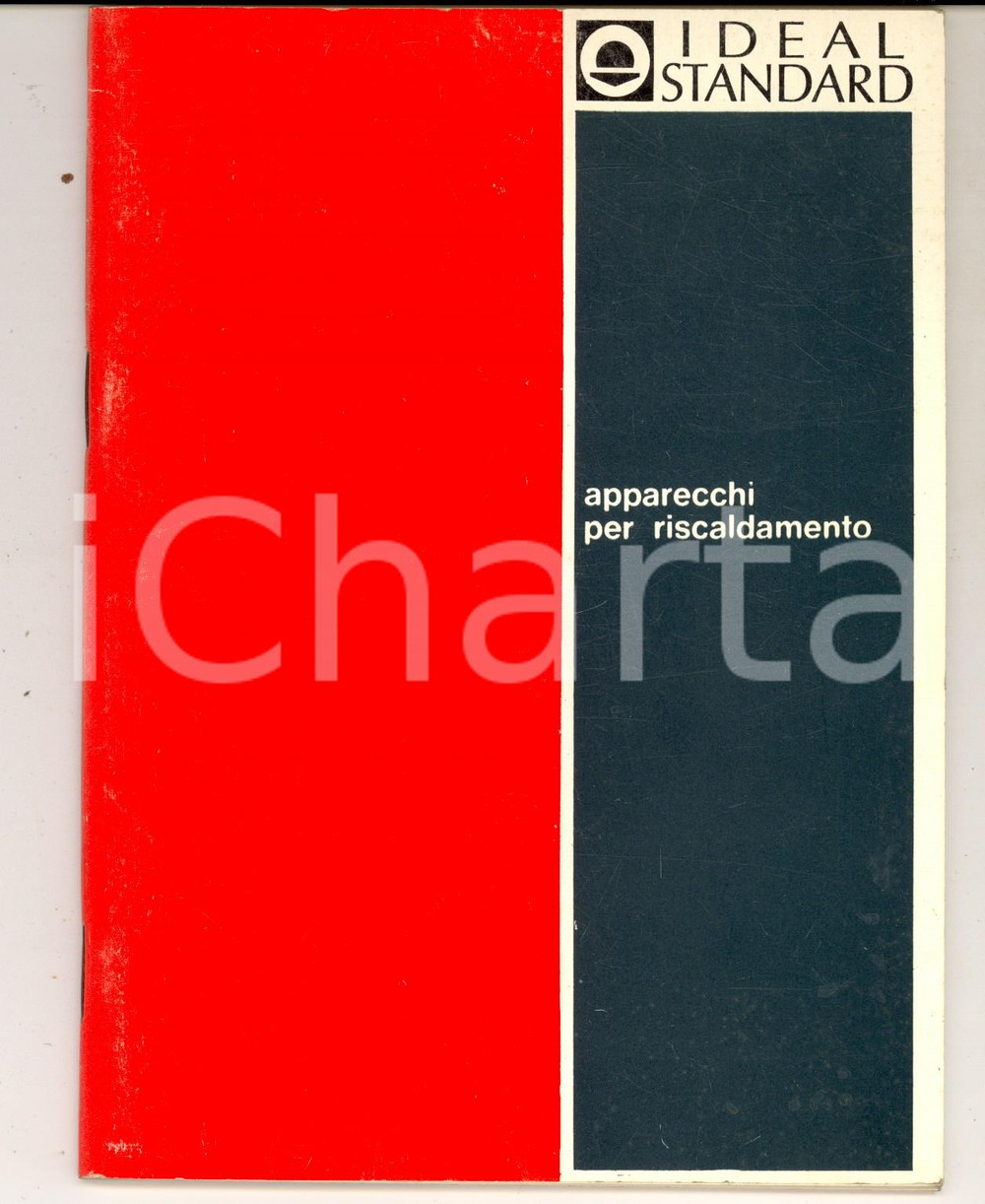 Materiale pubblicitario d’epoca 1967 MILANO IDEAL STANDARD Apparecchi per riscaldamento Catalogo ILLUSTRATO 1