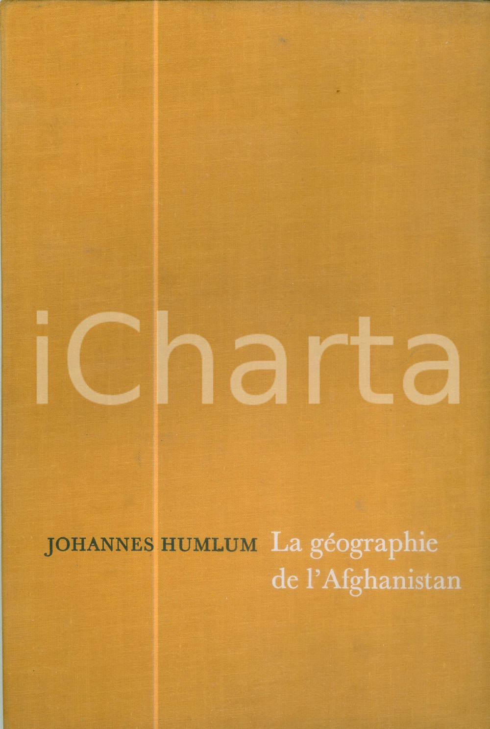 Mappa, planimetria storica 1949 Johannes HUMLUM La géographie de l AFGHANISTAN Mappa in cartelletta 1