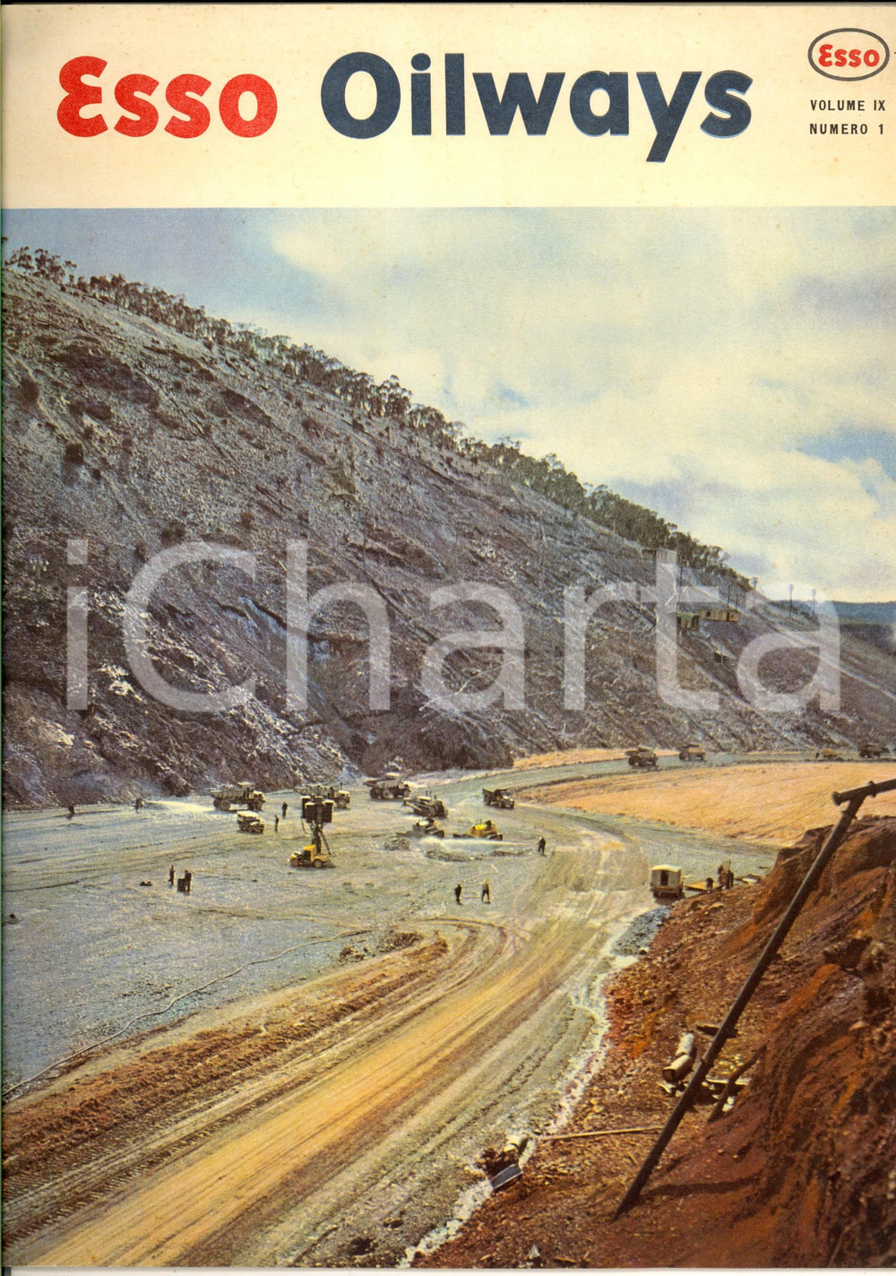 Giornale, rivista storica 1951 ESSO OILWAYS Una centrale all Equatore  Univis 54 Rivista vol. IX n°1 1