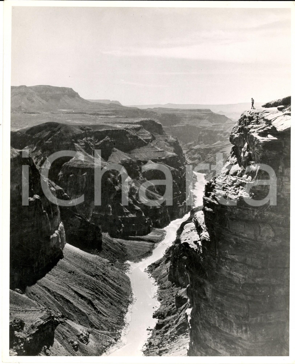 Fotografia d epoca originale 1970 ca USA A view from the GRAND CANYON NATIONAL PARK Photo 20x25 cm 1