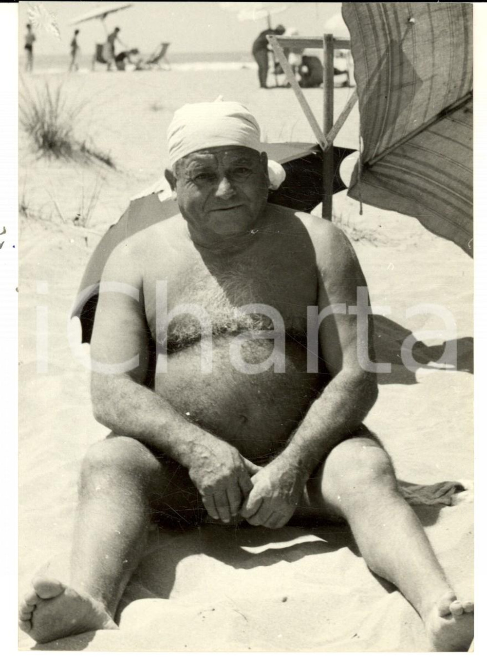 1954 VENEZIA Ritratto di bagnante in spiaggia *Foto ARTISTICA 10x15 cm