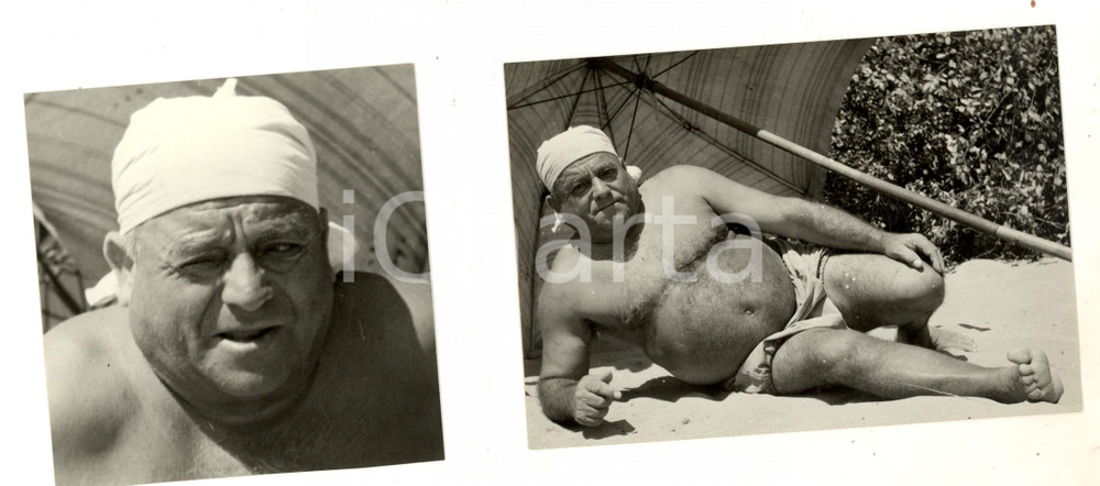 1954 VENEZIA Ritratto di bagnante in spiaggia *Lotto 2 foto ARTISTICHE 15x10 cm