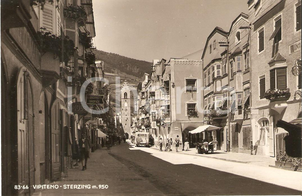 Cartolina originale da collezione 1950 ca VIPITENO BZ Panorama con Orefice OBERRETL Cartolina FP NV 1