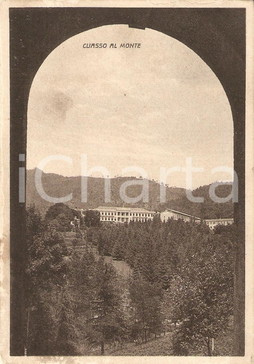Cartolina originale da collezione 1942 CUASSO AL MONTE VA Sanatorio EMANUELE FILIBERTO DI SAVOIA Cartolina FG VG 1
