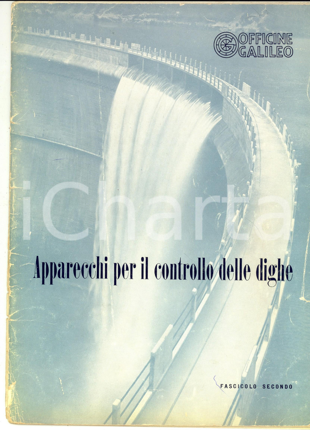 Libro, pubblicazione d epoca 1980 ca MILANO OFFICINE GALILEO Apparecchi controllo dighe Fasc. 2 1 1