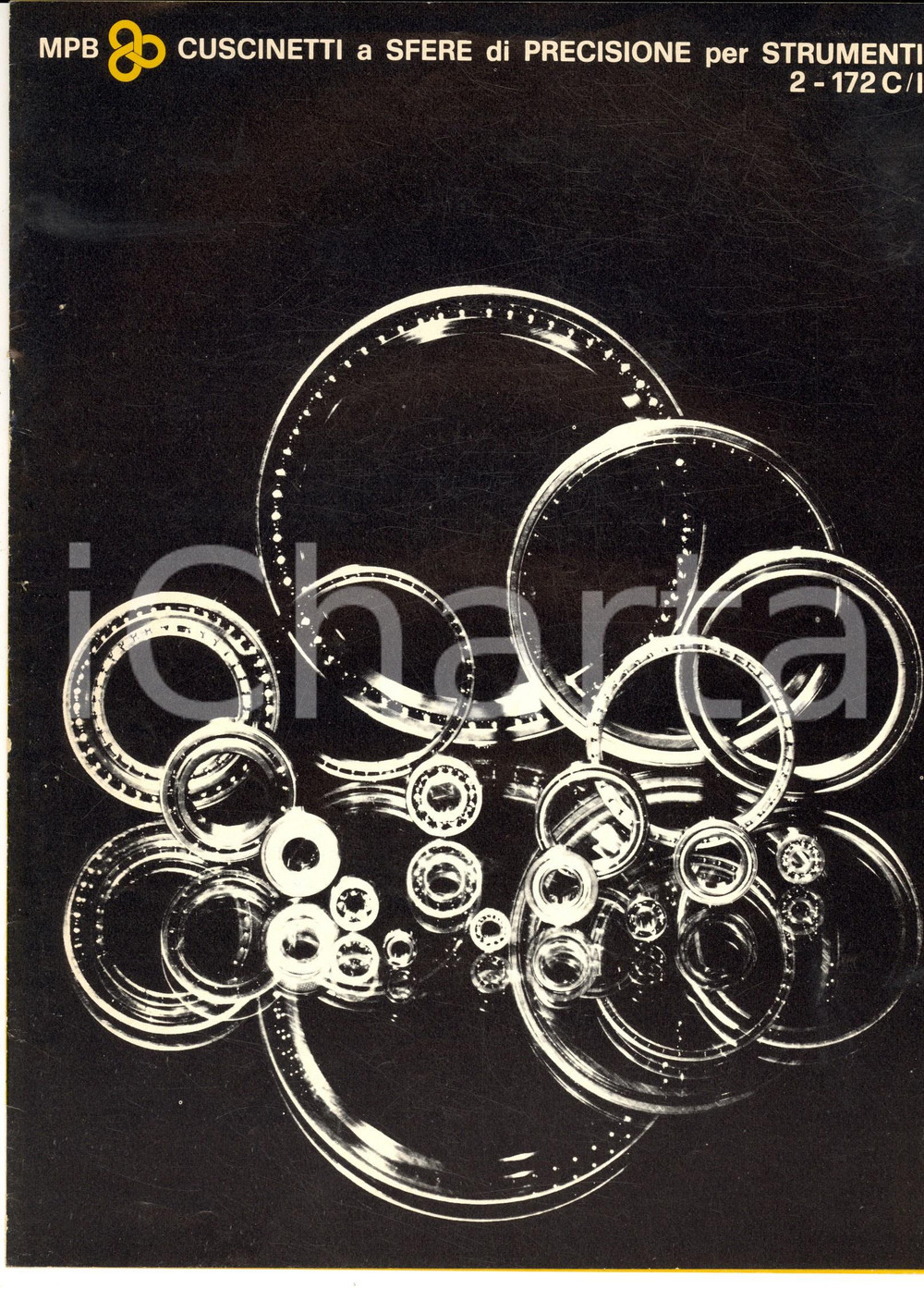 Materiale pubblicitario d’epoca 1970 ca MILANO MPB Cuscinetti a sfere di precisione per strumenti Catalogo 1