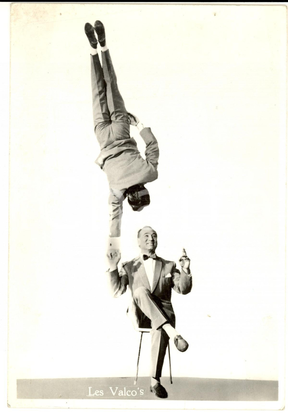 Fotografia d epoca originale 1960 ca FRANCE Les VALCO S  Artistes CIRQUE Fotografia VINTAGE 15x21 cm 1