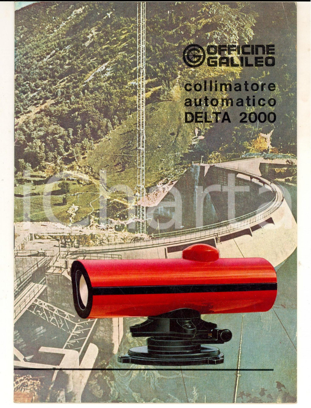 Libro, pubblicazione d epoca 1975 OFFICINE GALILEO FIRENZE Collimatore automatico DELTA 2000 Catalogo 1