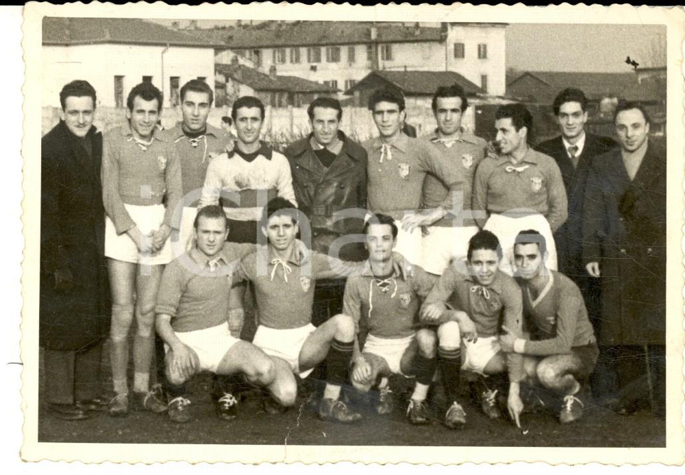 Fotografia d epoca originale 1948 MILANO CALCIO DILETTANTI La squadra dell A. C. BAR DE MEIS Foto 13x9 1