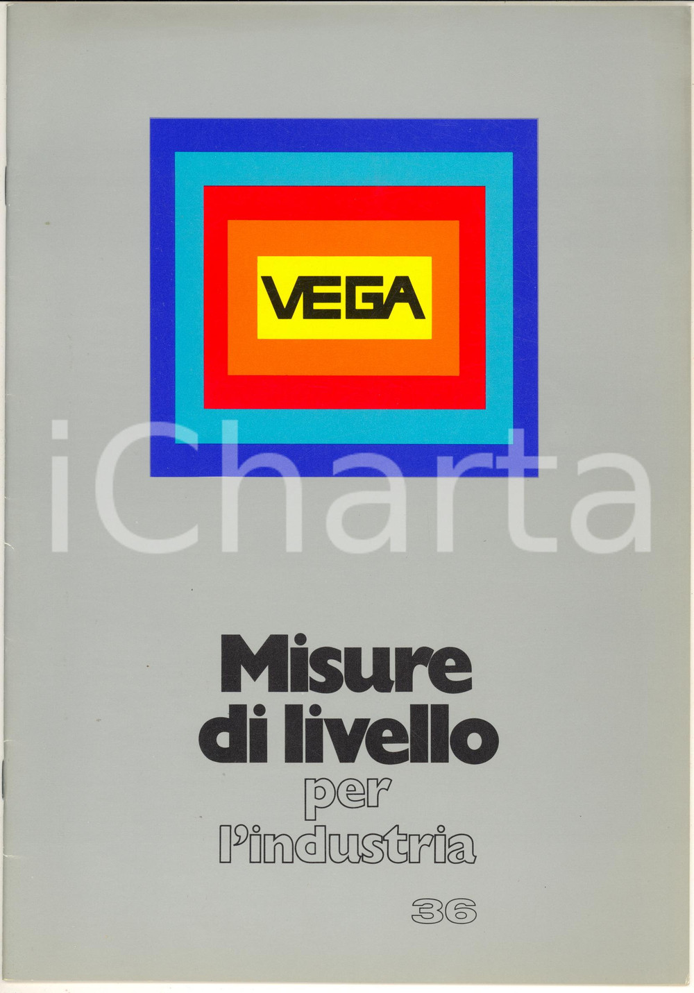 Materiale pubblicitario d’epoca 1980 ca SCHILTACH Ditta VEGA Misure di livello per l industria Catalogo 36 1