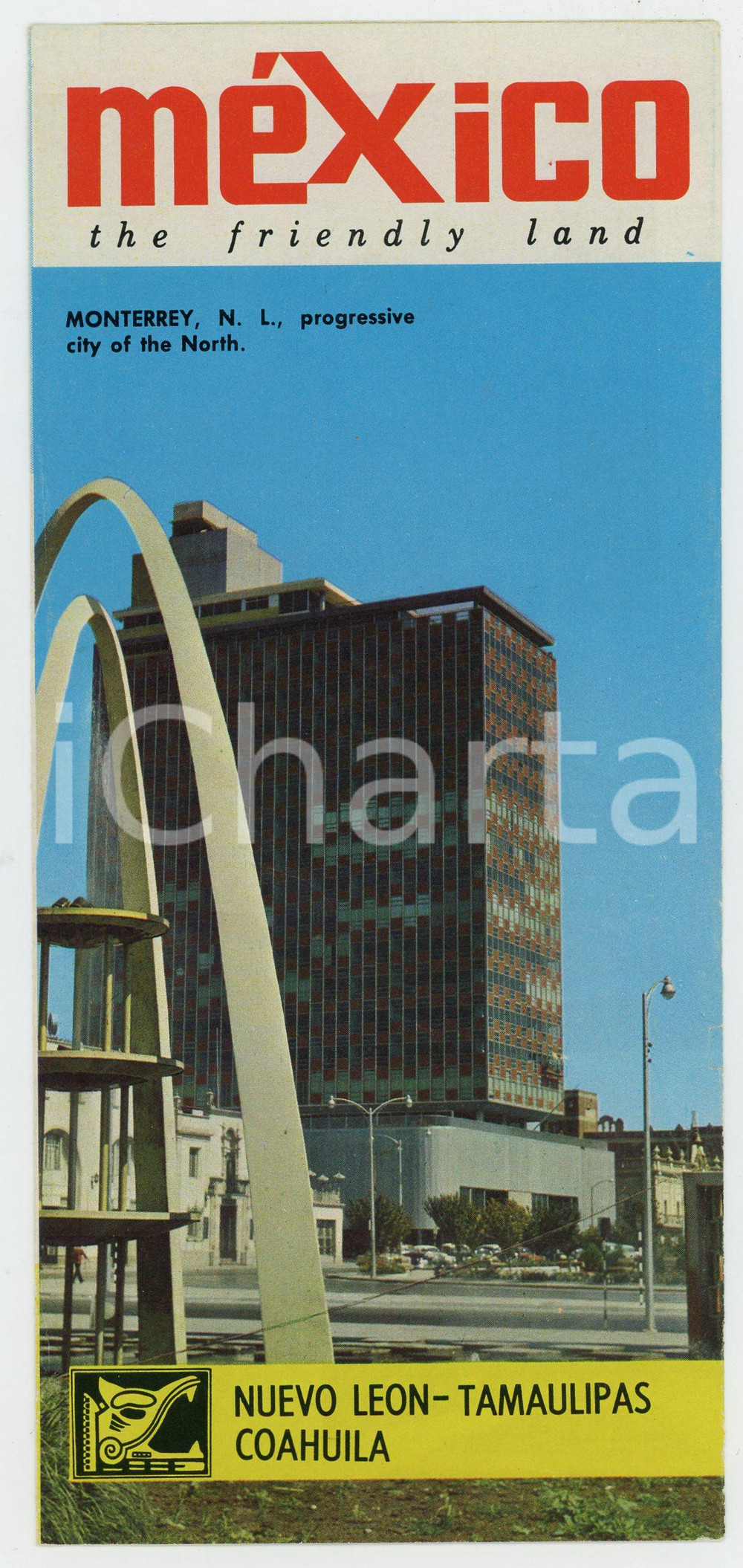 Materiale pubblicitario d’epoca 1960 ca MEXICO The friendly land VINTAGE brochure ILLUSTRATED 1