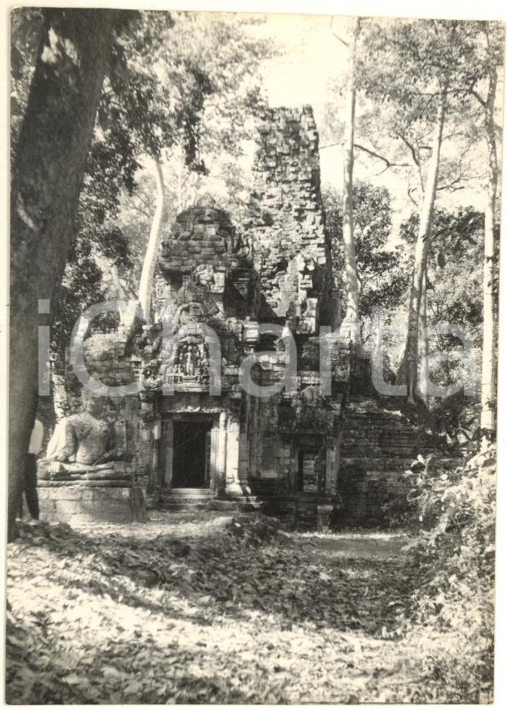 1960 ca ANGKOR (CAMBOGIA) Antichi templi in mezzo alla foresta *Fotografia 8x12