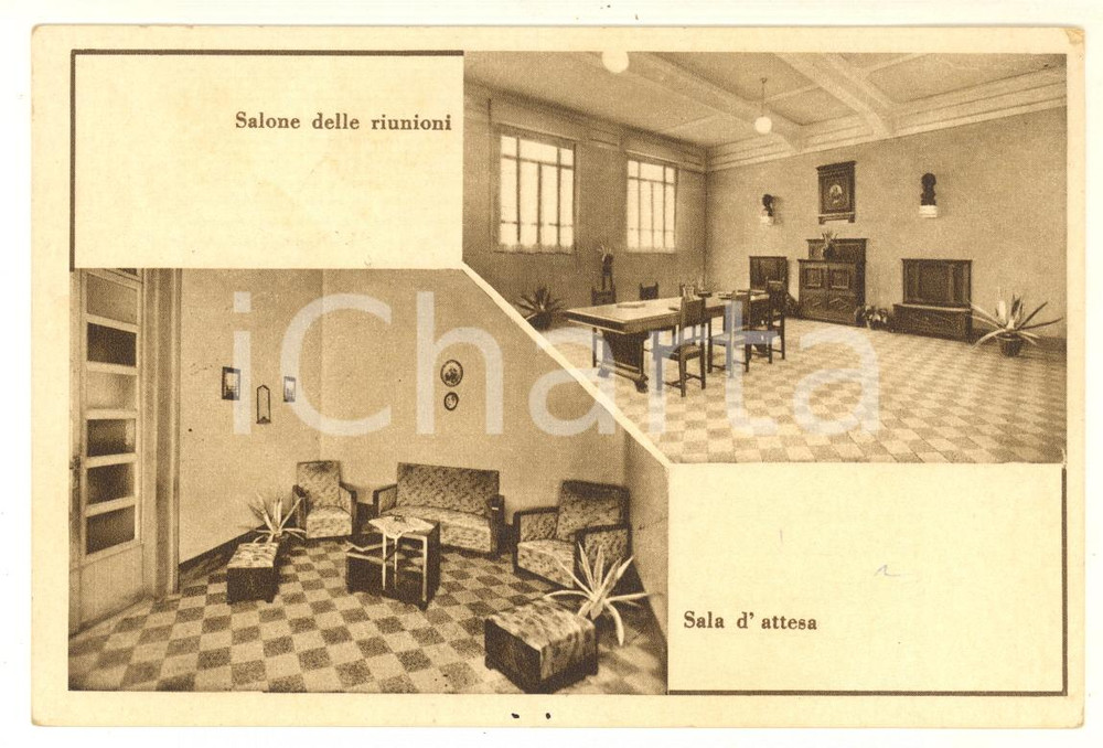 Cartolina originale da collezione 1952 IMOLA BO Collegio maschile FERRARESI TAMPIERI Vedutine Cartolina FP VG 1