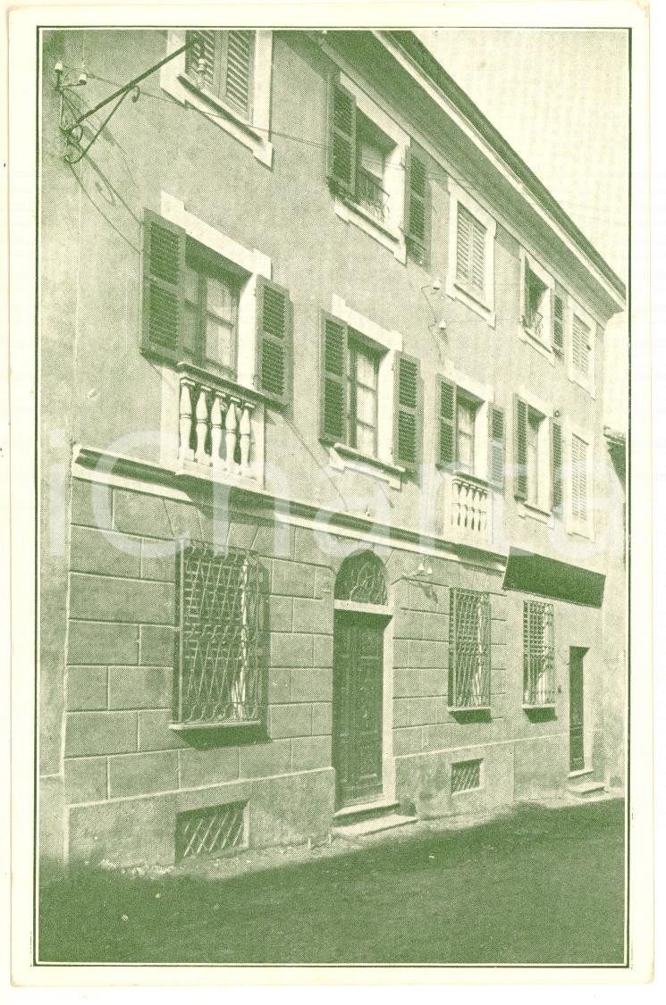 Cartolina originale da collezione 1930 OZZANO MONFERRATO Casa MONTAROLO Filiale BANCA AGRICOLA ITALIANA Cartolina 1