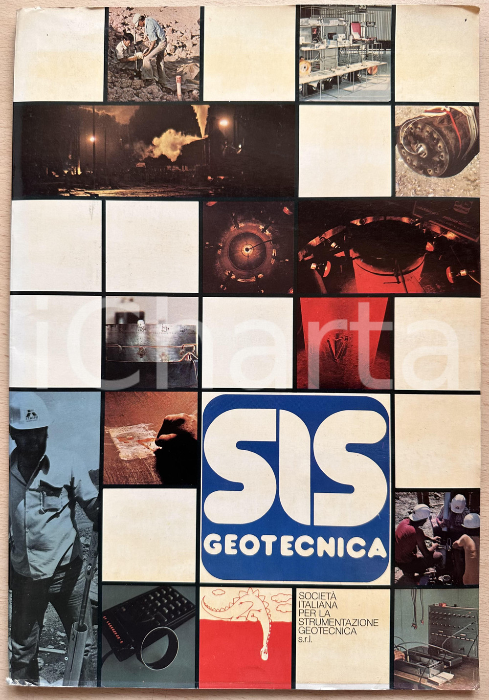 Materiale pubblicitario d’epoca 1970 ca SEGRATE SIS GEOTECNICA Fascicolo pubblicitario con schede ILLUSTRATO 1
