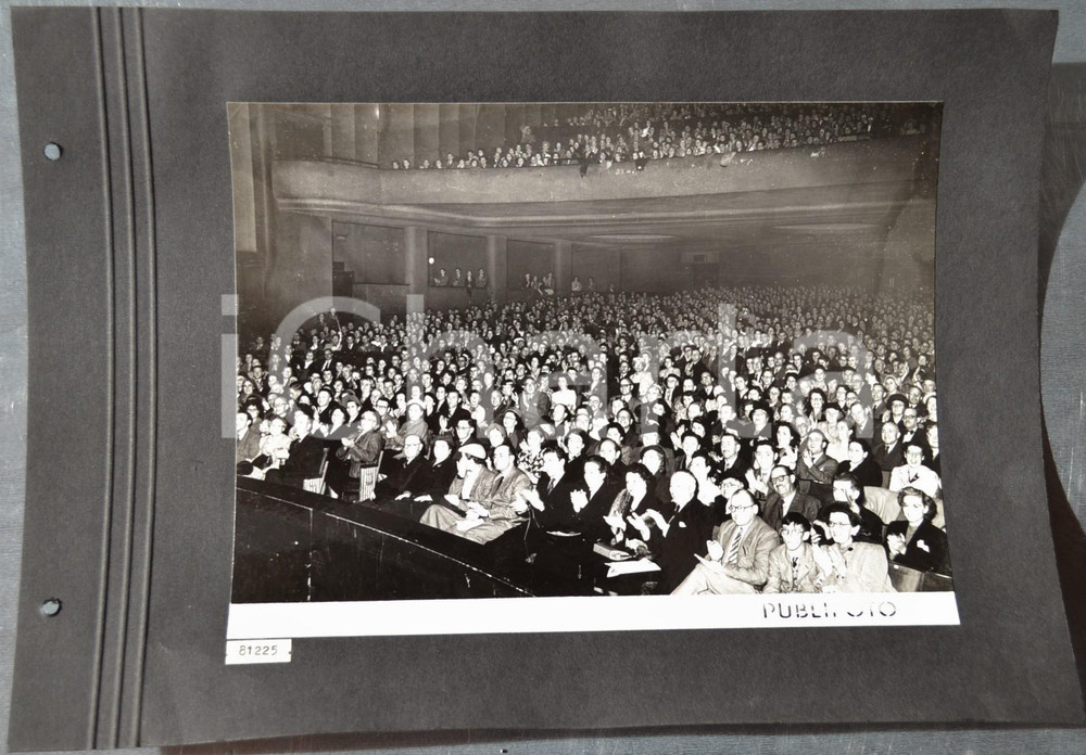 1950 LONDON Tournée del TEATRO ALLA SCALA Applausi del pubblico in platea *Foto