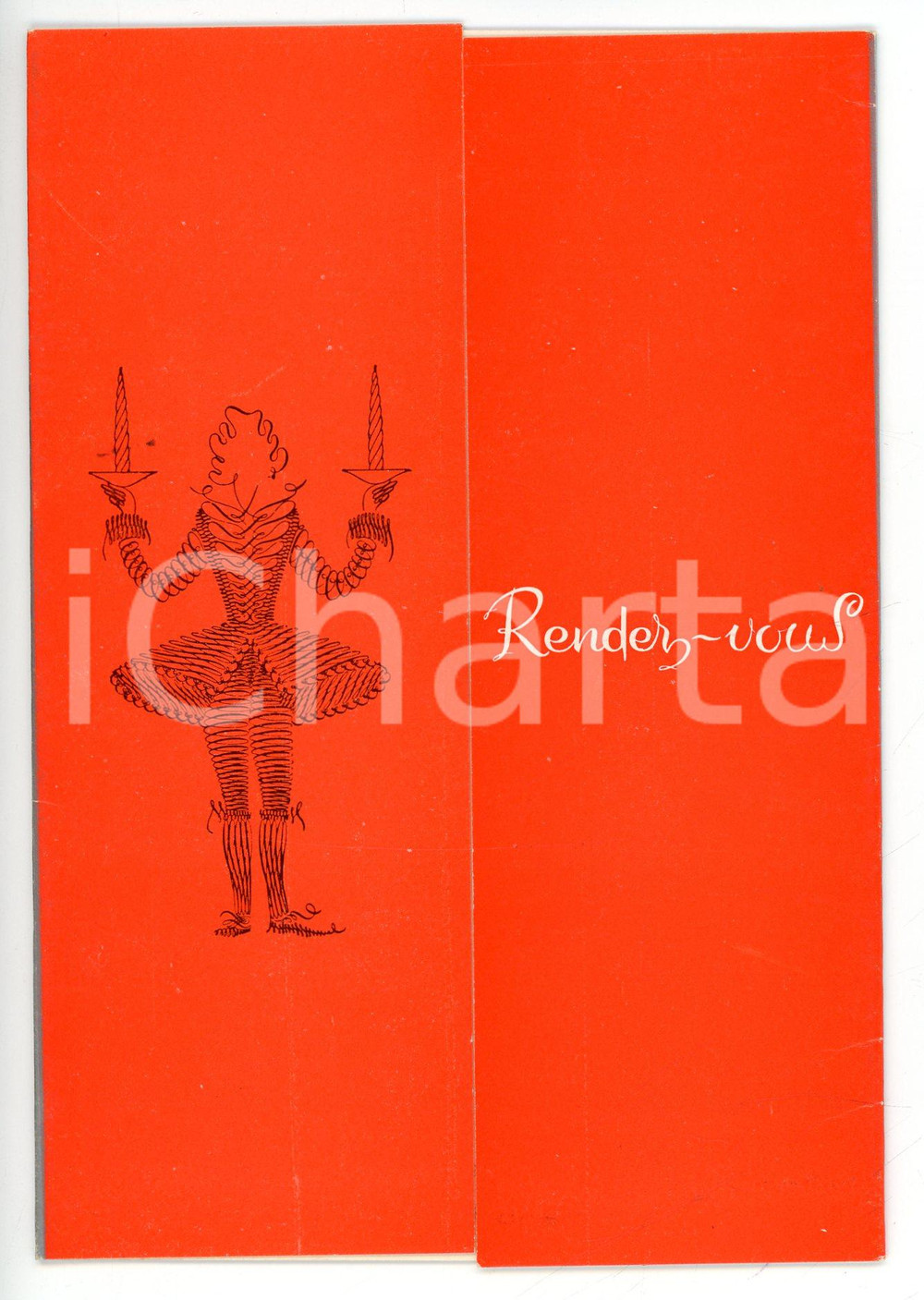 Materiale pubblicitario d’epoca 1970 ca MADRID CASTELLANA HILTON Programma pubblicitario su cartoncino 1