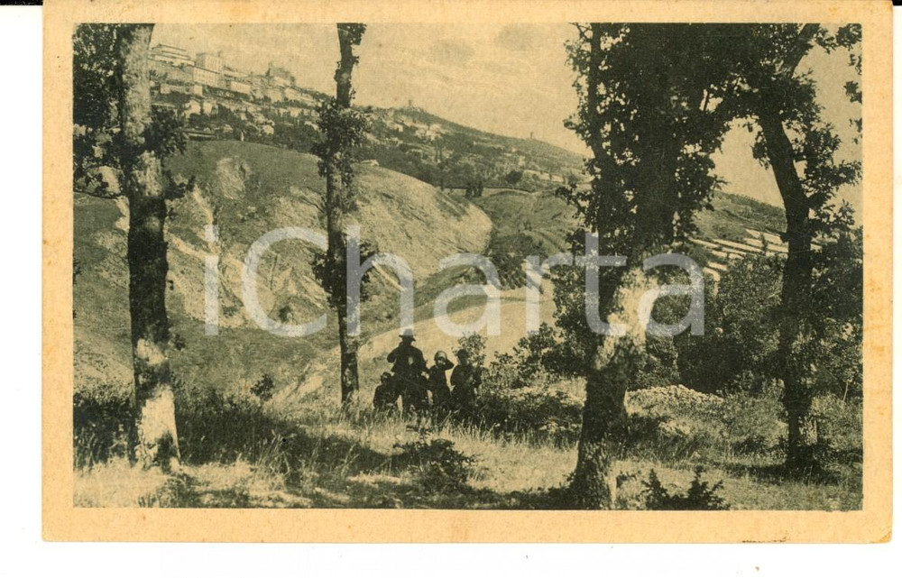 Cartolina originale da collezione 1924 REPUBBLICA DI SAN MARINO La città  vista da CA  BERLONE Cartolina FP VG 1