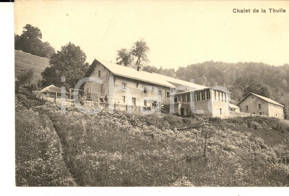 Cartolina originale da collezione 1915 ca BEAUMONT HAUTESAVOIE Chalet de la Thuile  Postcard FP NV 1