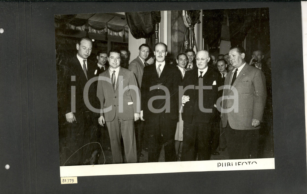 1950 LONDON Tournée TEATRO ALLA SCALA  Un gruppo di orchestrali *Foto 35x25 cm
