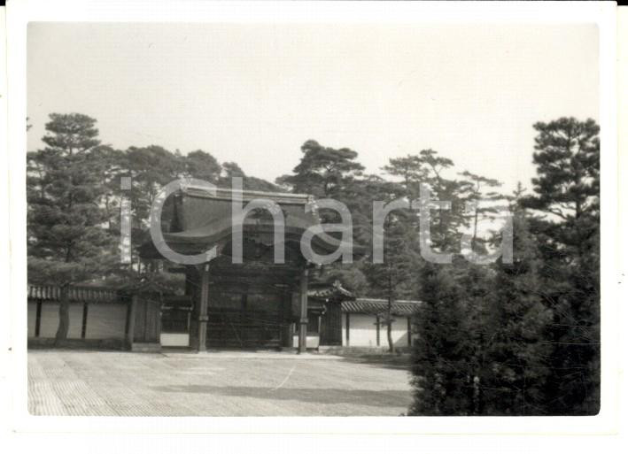 Fotografia d epoca originale 1958 KYOTO JAPAN Portale del monastero NInnaji Foto VINTAGE 9x7 cm 1