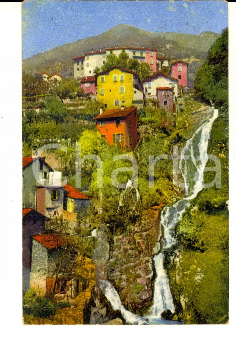 Cartolina originale da collezione 1916 NESSO CO Panorama dell abitato sul Lago di Como Cartolina FP VG 1