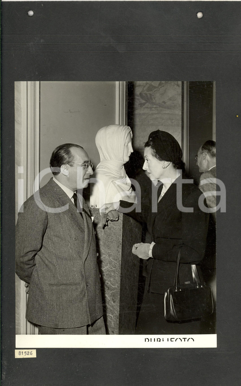 Fotografia d epoca originale 1950 MILANO TEATRO ALLA SCALA Ricevimento dopo la tournÃ©e di Londra Foto 25x35 1
