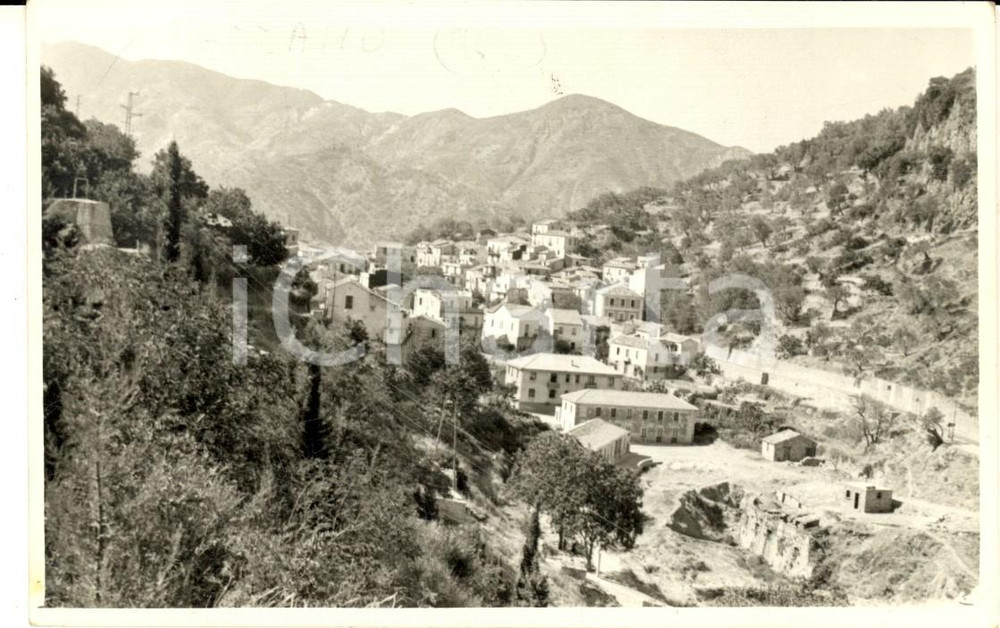 Cartolina originale da collezione 1956 BIVONGI RC Veduta del paese Cartolina postale VINTAGE FP VG 1