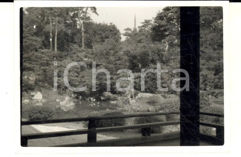 Fotografia d epoca originale 1958 KYOTO JAPAN Giardino del monastero NInnaji Foto VINTAGE 9x7 cm 1