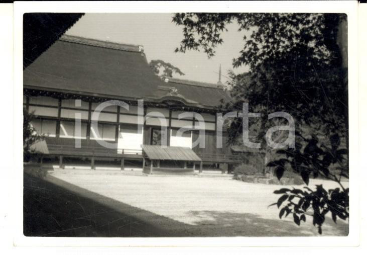 Fotografia d epoca originale 1958 KYOTO JAPAN Un ala del monastero NInnaji Foto VINTAGE 9x7 cm 1