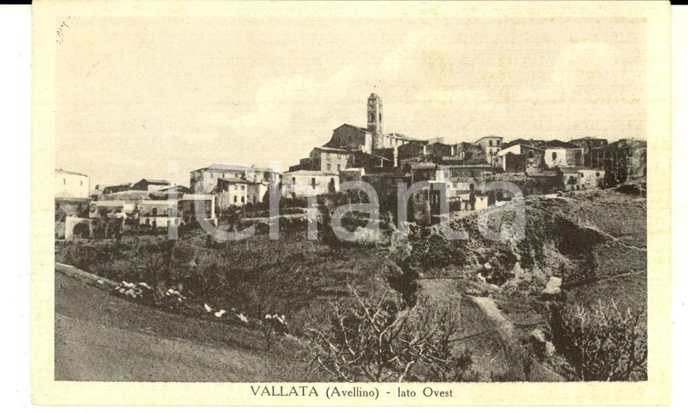 Cartolina originale da collezione 1973 VALLATA AV Veduta panoramica dal lato Ovest  Cartolina postale FP VG 1