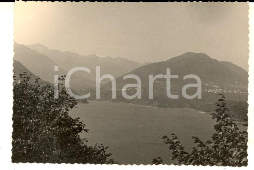 Fotografia d epoca originale 1950 ca LAGO DI S. GIUSTINA Veduta panoramica Foto VINTAGE 11x7 1