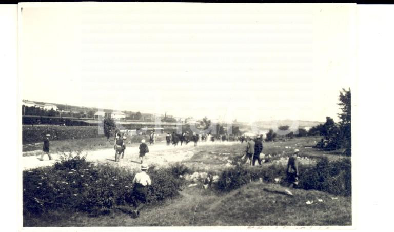 Fotografia d epoca originale 1929 REDIPUGLIA La stazione vista dalle trincee Fotografia VINTAGE 10x7 cm 1
