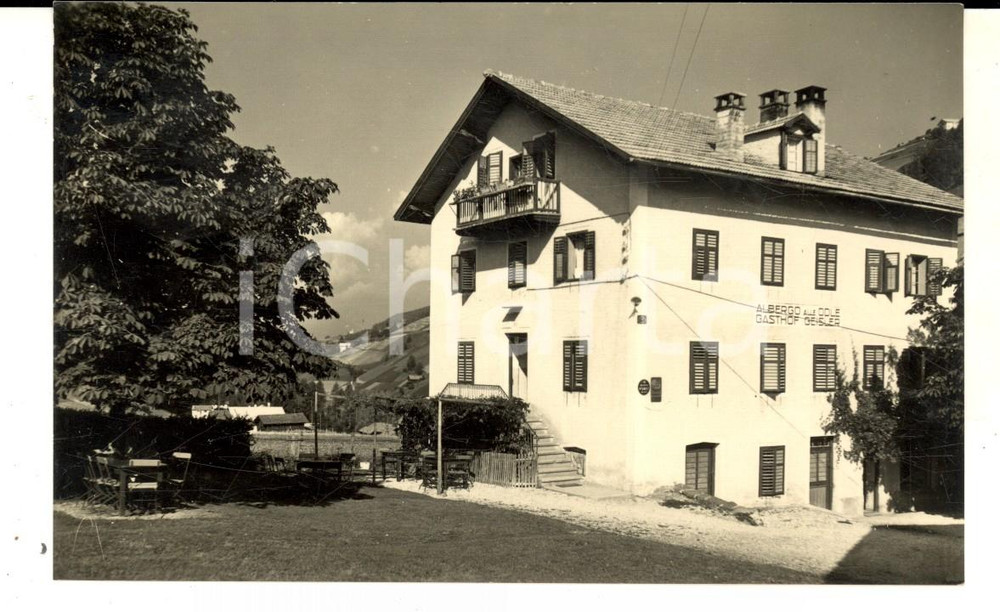 Cartolina originale da collezione 1954 SANTA MADDALENA DI FUNES Albergo alle ODLE Cartolina postale FP VG 1
