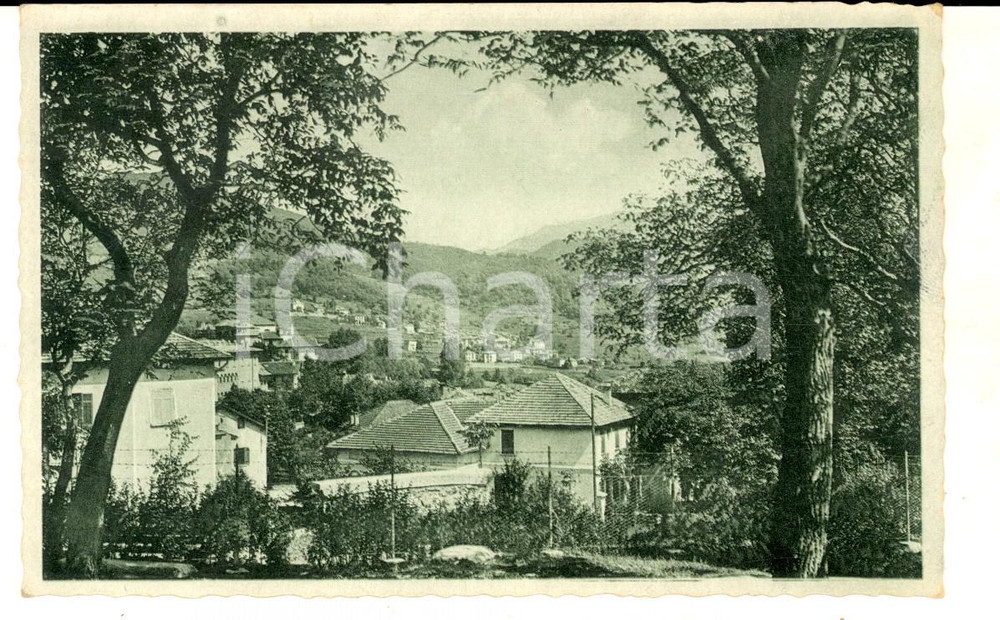 Cartolina originale da collezione 1930 ca SANTA VALERIA CO Panorama del paese Cartolina postale FP 1
