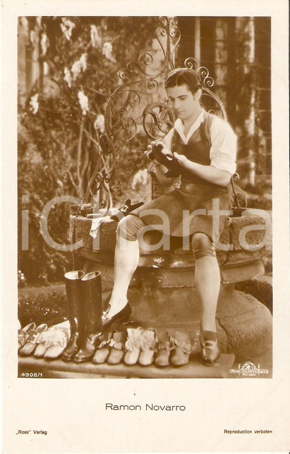 1929 IL TENENTE DI NAPOLEONE Ramon NOVARRO nei panni del calzolaio *Cartolina FP