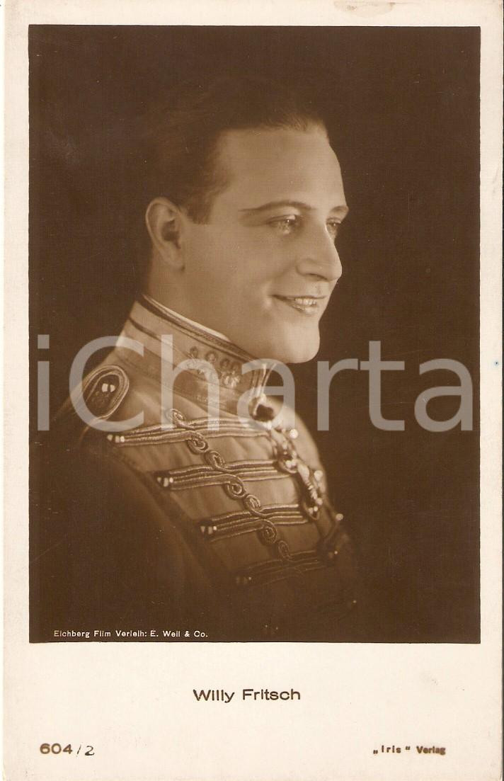 Cartolina originale da collezione 1925 ca CINEMA Willy FRITSCH Ritratto con costume di scena Cartolina FP NV 1
