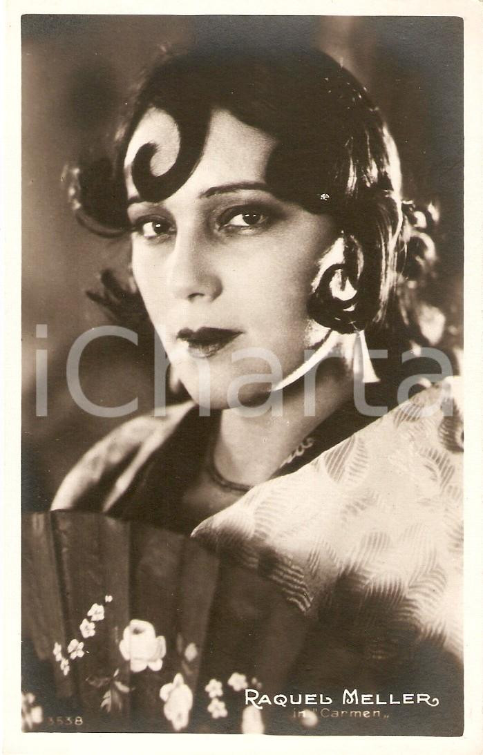 Cartolina originale da collezione 1926 CARMEN Attrice Raquel MELLER con i costumi di scena Cartolina FP NV 1