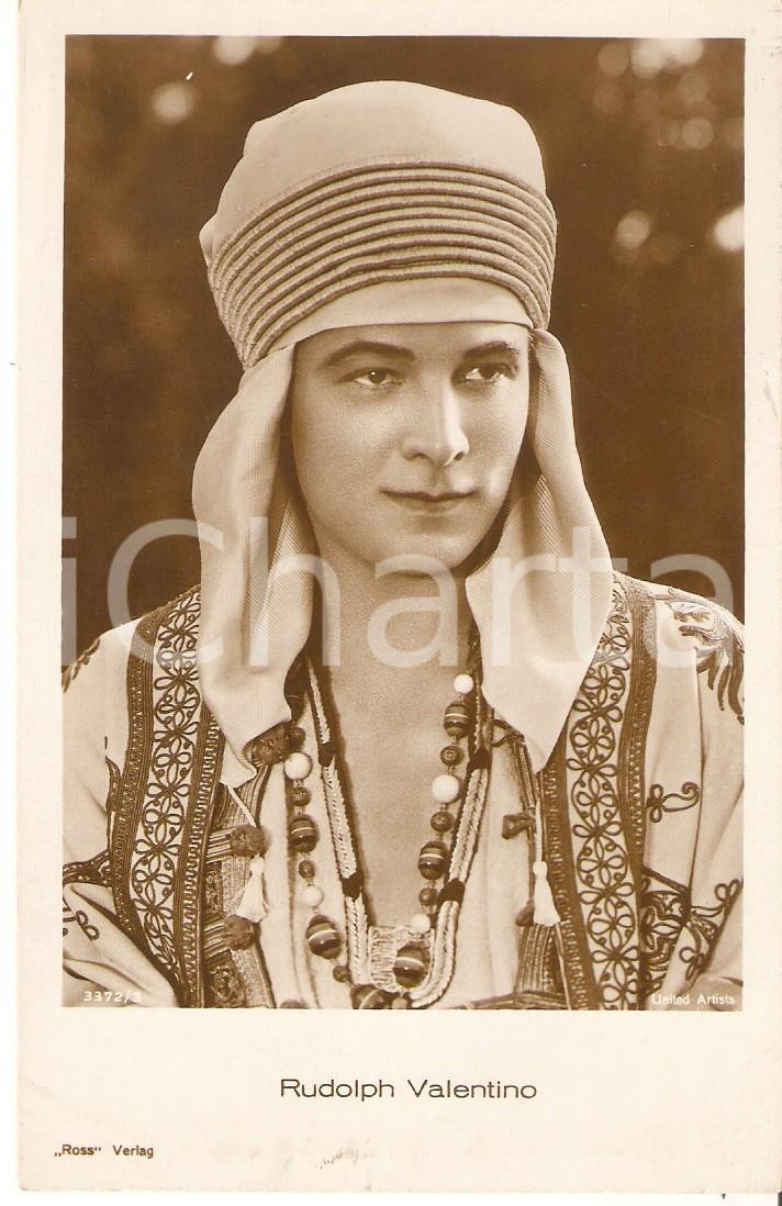 Cartolina originale da collezione 1925 THE EAGLE Rodolfo VALENTINO in una scena del film Cartolina FP NV 1