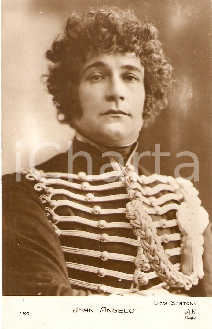 Cartolina originale da collezione 1929 CONTE DI MONTECRISTO Jean ANGELO interpreta Edmond DANTES Cartolina FP NV 1