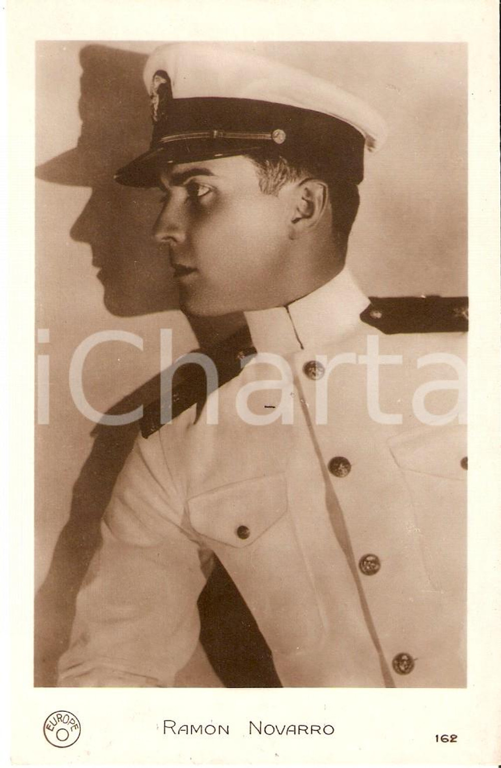 Cartolina originale da collezione 1925 CINEMA Attore Ramon NOVARRO nel film The Midshipman Cartolina FP NV 1
