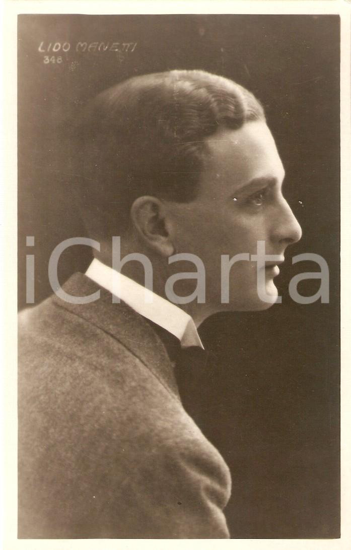 Cartolina originale da collezione 1920 ca CINEMA Portrait Lido MANETTI Actor Cartolina 2 1