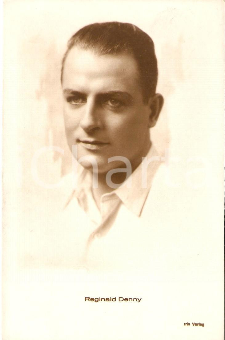 Cartolina originale da collezione 1935 ca CINEMA Actor Reginald DENNY Portrait Cartolina FP NV 1